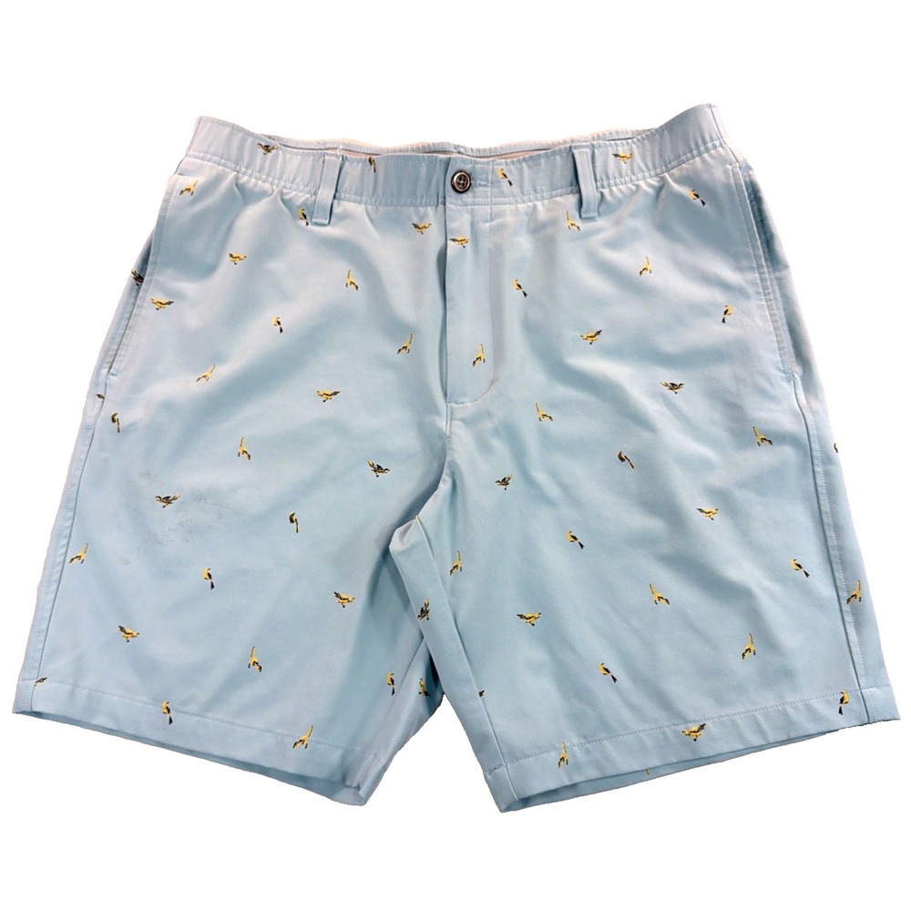Under Armour Men's Golf Shorts Size 38 Blue Pattern Measured 37 Casual